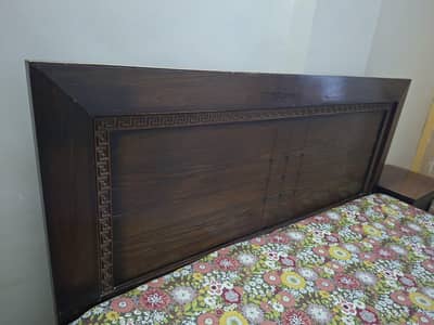 shesham wood king size bed