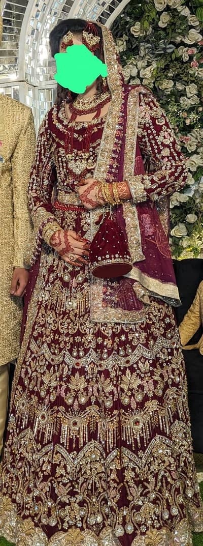 Premium Bridal dress  with heavy embroidery