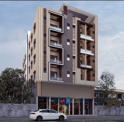 600 SqFt Vip Location Main Road Project Flat On Easy Installment For Sale