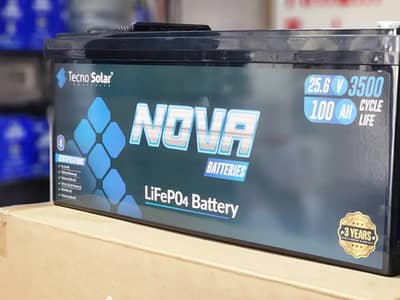 TecnoSolar Nova 25.6V 100Ah LiFePO4 (LFP) Battery