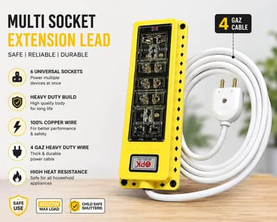 Heavy duty extension leads