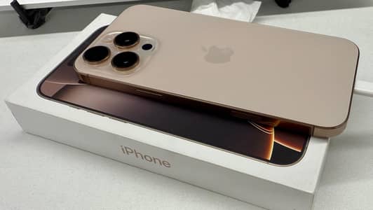 Apple iPhone 16 Pro Max 256GB Dessert Titanium Factory Unlock