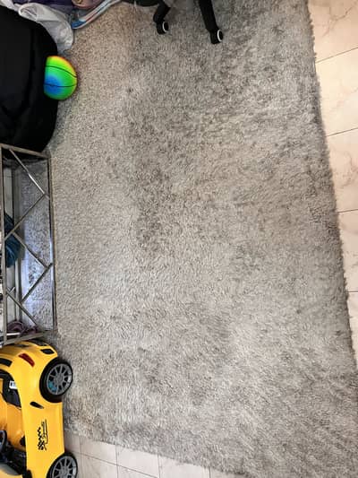 Premium Quality Grey Shaggy Rug