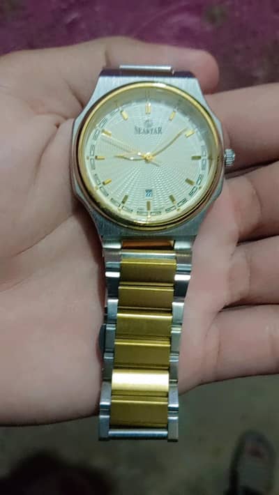 SEASTAR Men’s Stainless Steel Watch – Two Tone