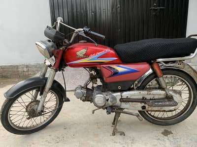Honda cd 70 2002 model frame saff paper complete file copy original