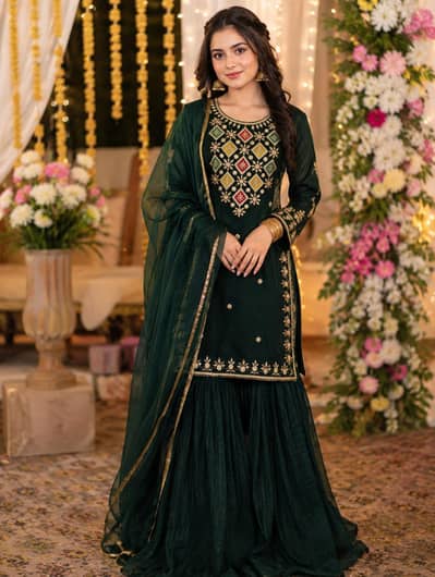 3 piece chiffon