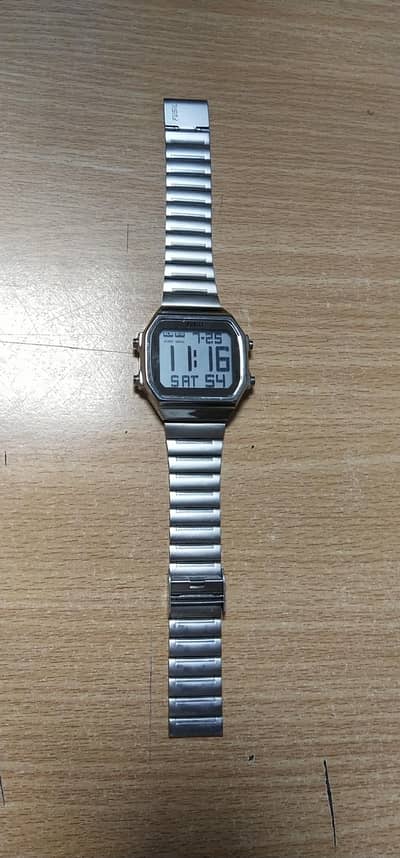 digital slim stylish good looking multi function stainles watch