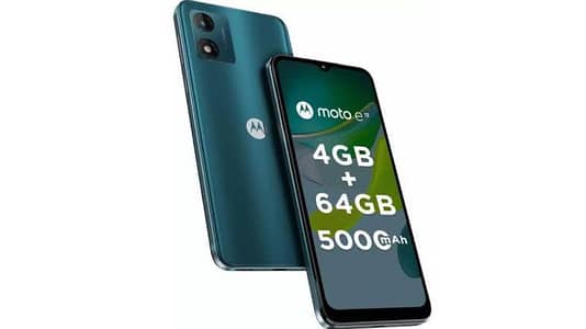Motorola Moto E13 panel dead, battery 5000 mAh no box charger