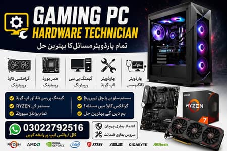 Gaming Pc and Motherboard technician Shop