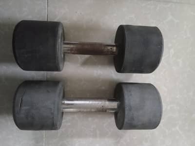 Rubber dumbbells 5kg