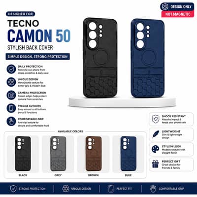 TECNO CAMON 50 Premium Back Cover | Stylish & Protective Case