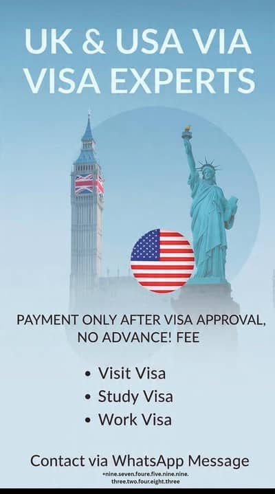 UK & USA VISA EXPERTS Visit Visa  Study Visa   Work Visa
