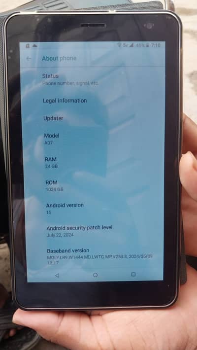Air tab A07 watspp 03197157288