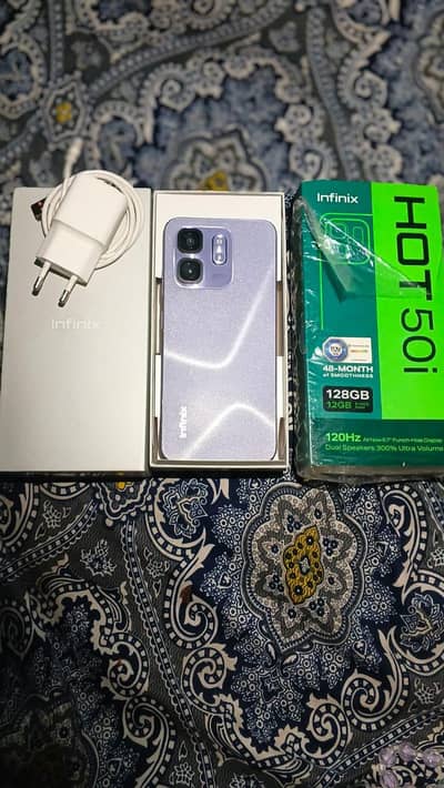 Infinix Hot 50i 10/8 condition 12/128