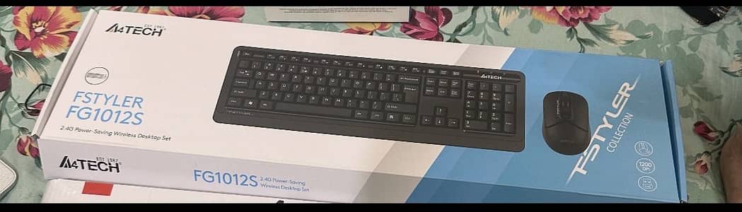 A4 tech wireless mouse and keyboard