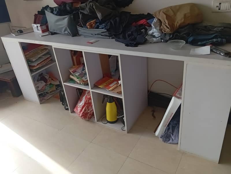 Book rack and computer table 1