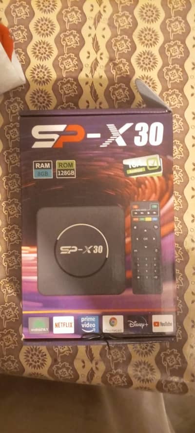 spx30 android tv box 8gb ram128 gb rom ha