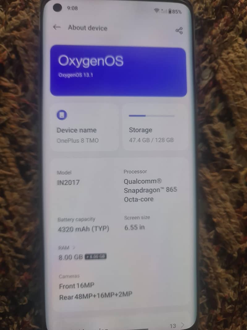 One Plus 8 6