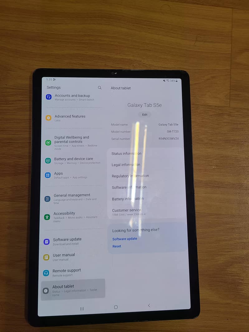 samsung tab S5e 0