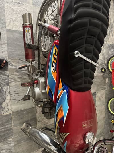 Honda Cd 70 Exchaust silencer only 1 day used made in china