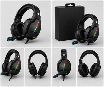 gaming headphones  with mice