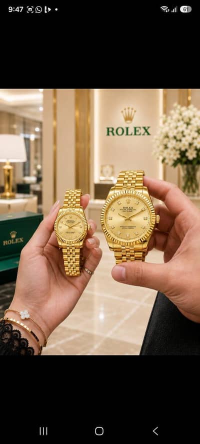 NEW RALEX NAME  COUPLE WATCH