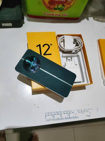 Realme 12 Plus ( 5g ) with all accessories box , charger . 10 by 10