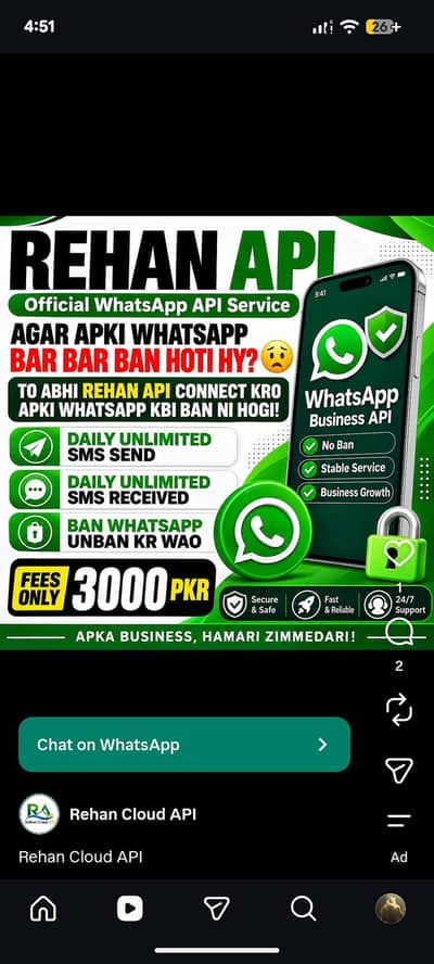 WhatsApp banned solution