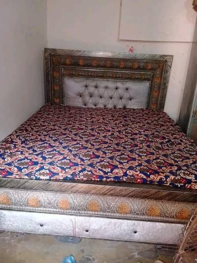 bed only without mattress full hawy duty iron