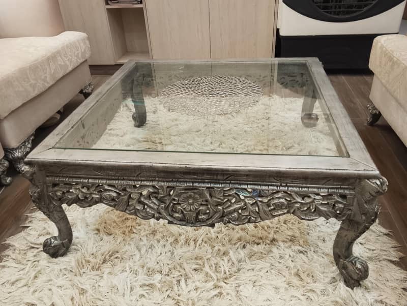 7 seater Sofa set with 2 side tables & 1 center table 3