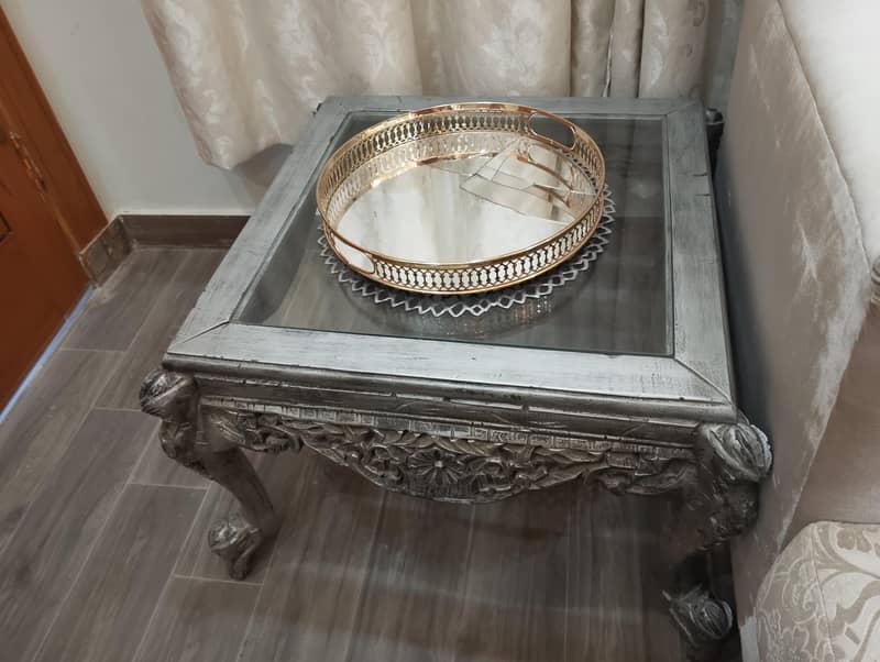 7 seater Sofa set with 2 side tables & 1 center table 5
