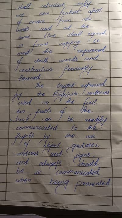 Neat Handwriting & Assignment Writing