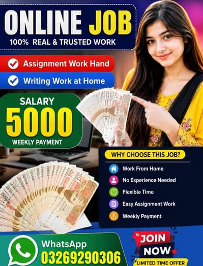 Online Job Available Hand Writing Work at Home