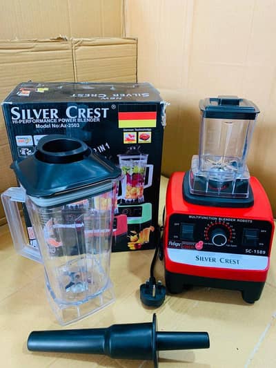 Silver Crest 2-in-1 Heavy Duty Blender 4500W 2L+700ml Chopper