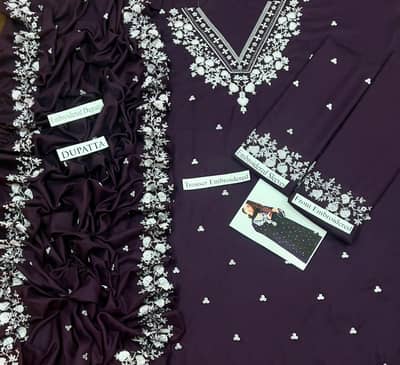 up to 10 % off best embroidery suit only RS 3900