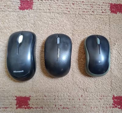 3 Used Mouses and 1 Brand New Mouse For Sale.