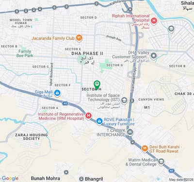 Kanal Plot for sale in DHA Islamabad Phase 2 Sector H