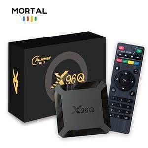 Original X 96 Android Box 8 GB ram 128 Gb StorageDescription -Special Original X96Q 4K Ultra HD Smart Android 10.0 TV Box - All winners H313 Quad-Core, 8GB eMMC, 2.4G WiFi Media Player