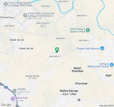 Kanal Plot For Sale In DHA Islamabad Phase 5 Sector F1