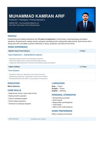 Need for jobs