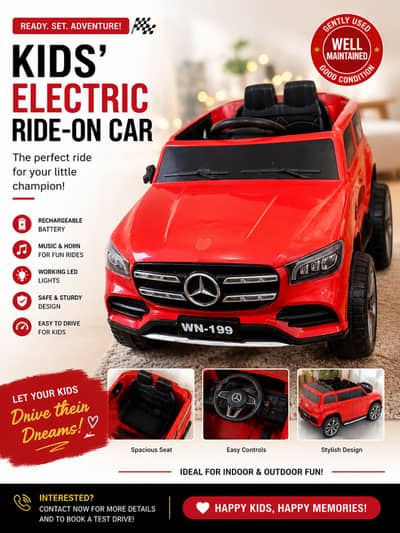 Kids’ Electric Ride-On Car