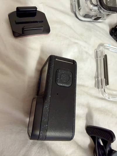 GoPro Hero 12 with waterproof housing, extra battery and storage case