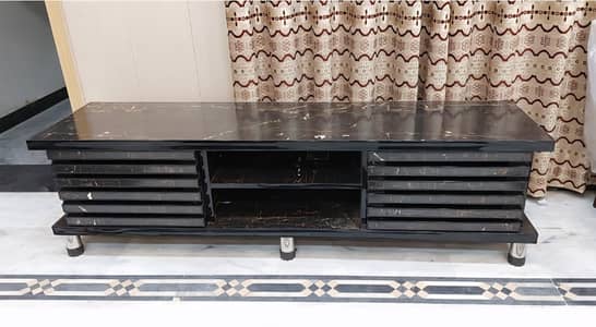 Led Tv table Console good condition big size never used