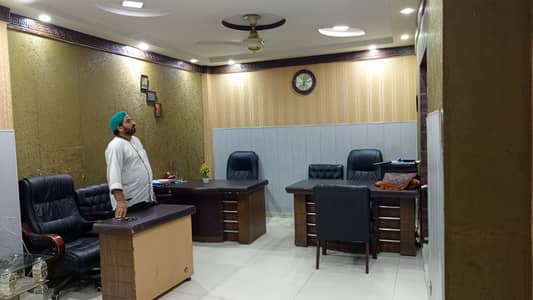 Furnished office space for rent in Johar town for Silent office (Call center + Software house + Marketing office and other setup as you want