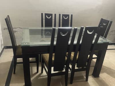 6 seater executive dining table