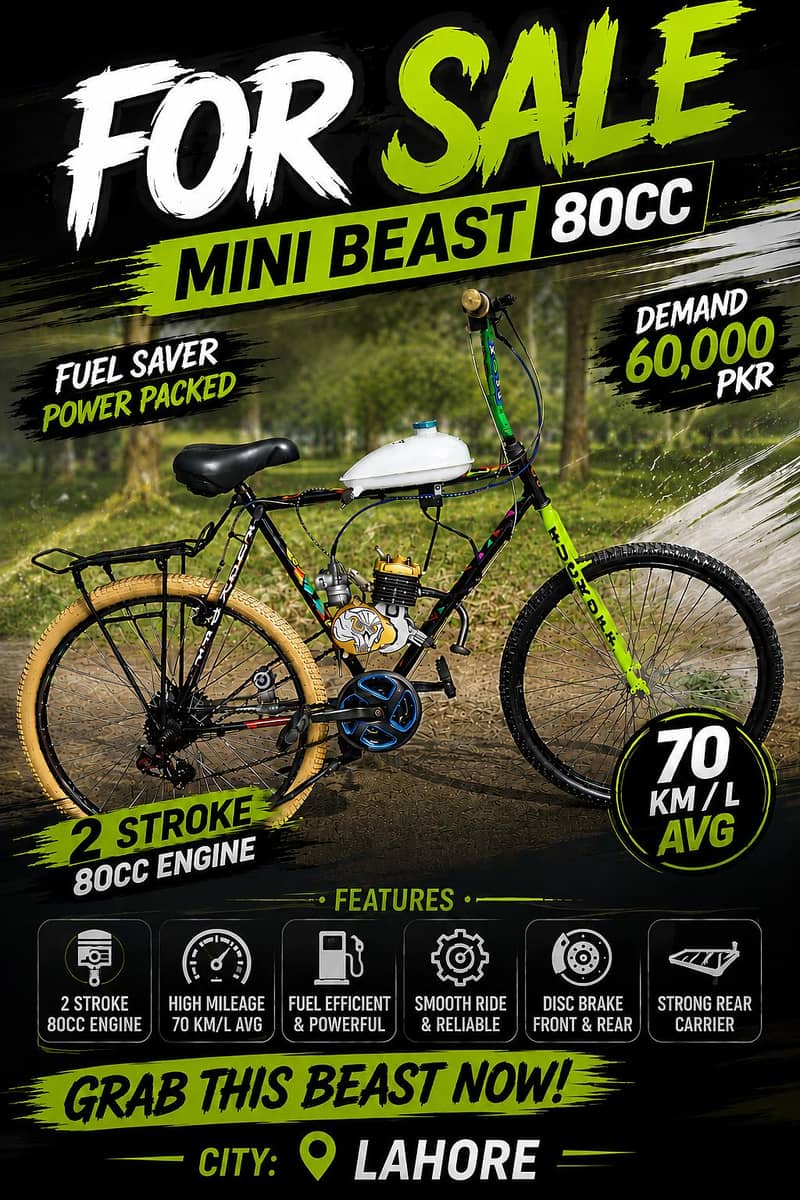 2 stroke 80cc engine bicycle 3