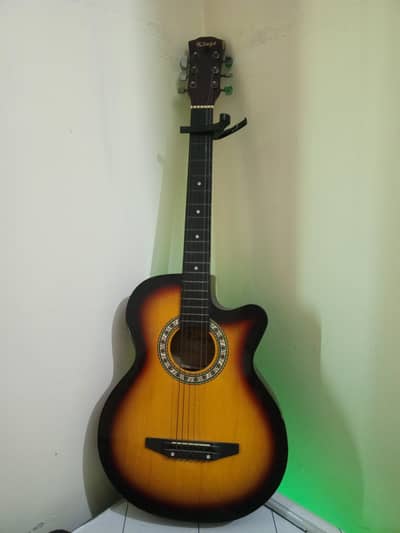 Acoustic Guitar with Capo
