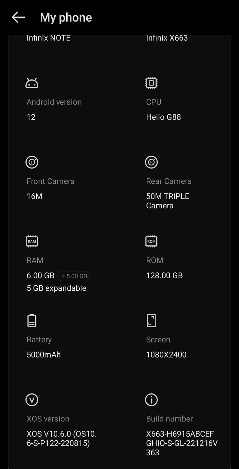Infinix Note 12 5