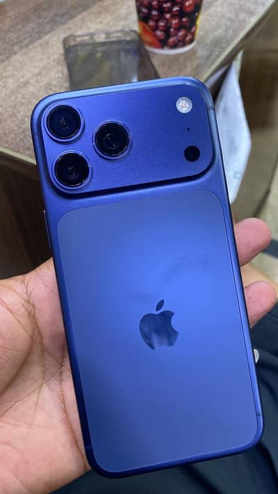 iPhone 17 Pro Max 256GB - PTA Approved (9/10 Condition) blue