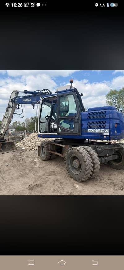 Doosan DX160W Excavator for Sale